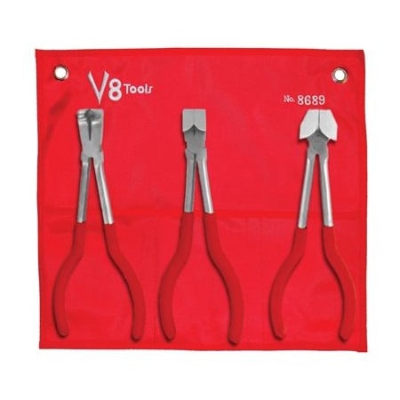 V-8 Tools 3PC TUBING BENDER SET 3/16" V8T8689